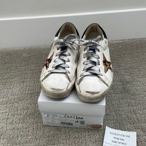 Authentic Golden Goose sneakers/ Superstar lace up sz 38